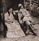 Писсарро с женой в Понтуазе